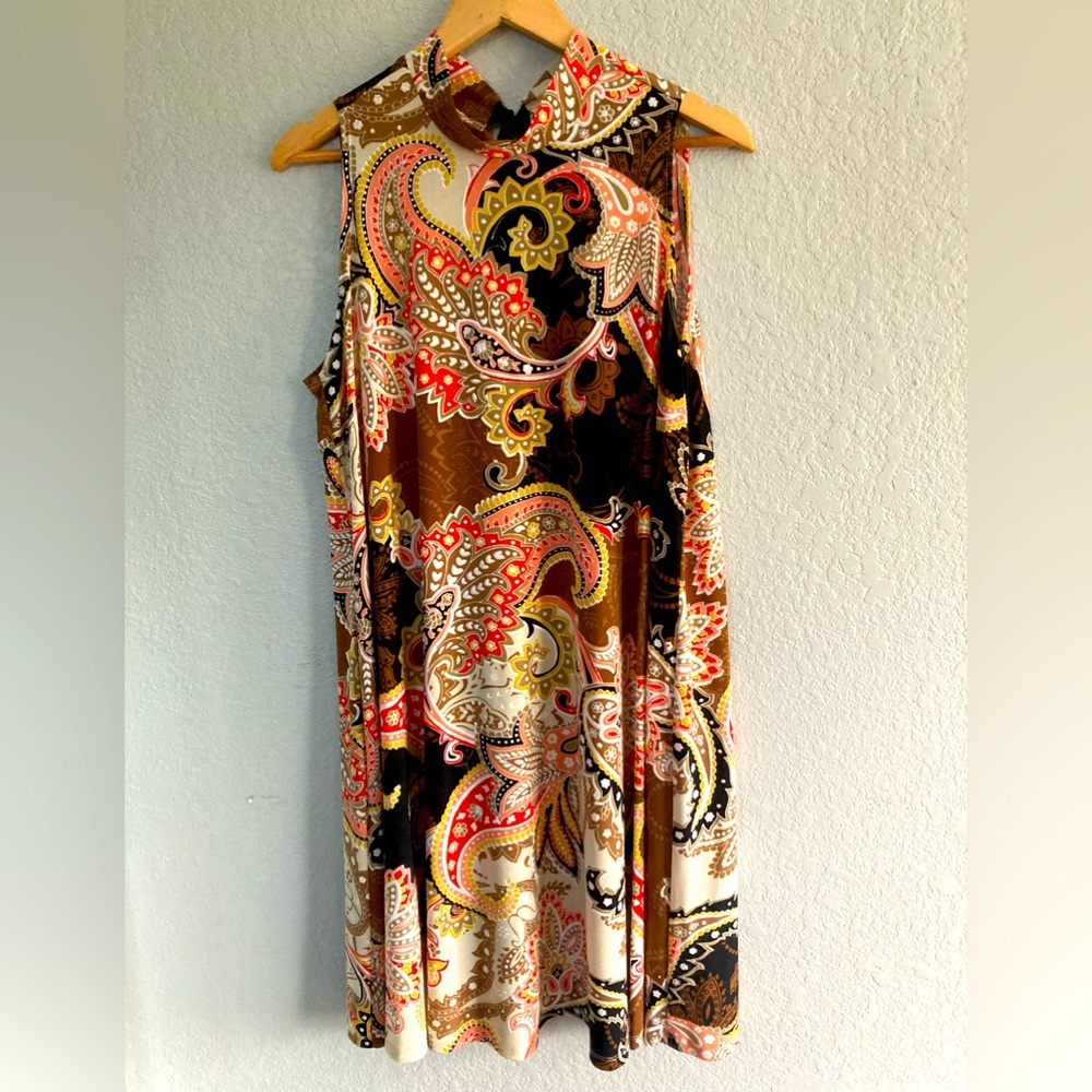 Signature by Robbie Bee A-line Dress Size large. Wrinkle Free, GUC